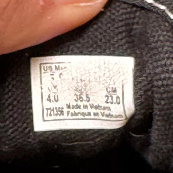 US 5 Vans Old Skool – Black/Gray Canvas Low-Top Waffle Sole - Picture 6 of 7